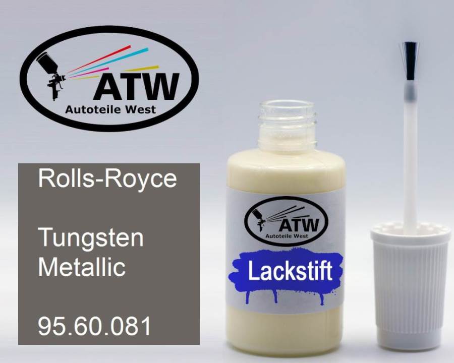 Rolls-Royce, Tungsten Metallic, 95.60.081: 20ml Lackstift, von ATW Autoteile West.